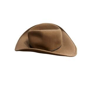 dorfman‎ pacific TSCdf18-pecan2 Wool felt hat size L/XL chin strap